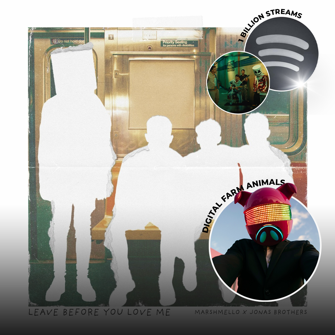 “Leave Before You Love Me” Surpasses 1 Billion Spotify Streams — A Monumental Milestone for Digital Farm Animals and Spirit Music Group